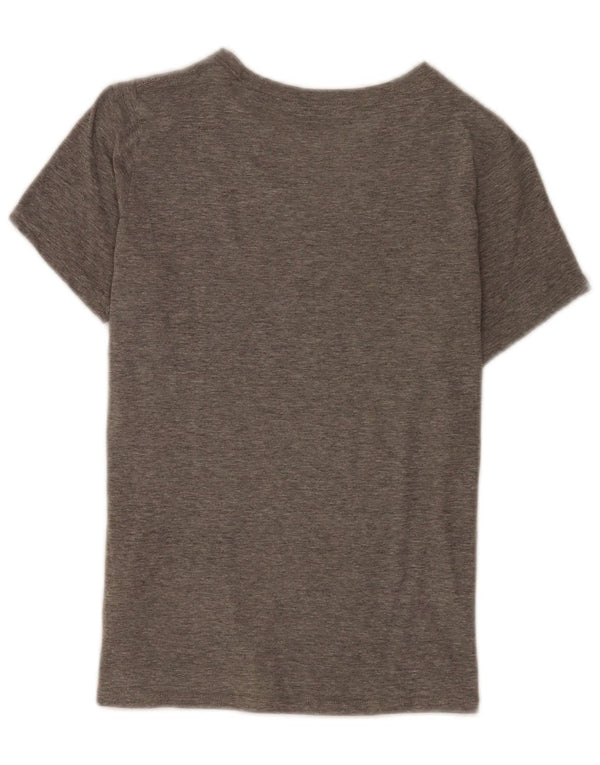 T-shirt grafica da ragazzo Nike Athletic Fit 9-10 anni grigio medio chiazzato