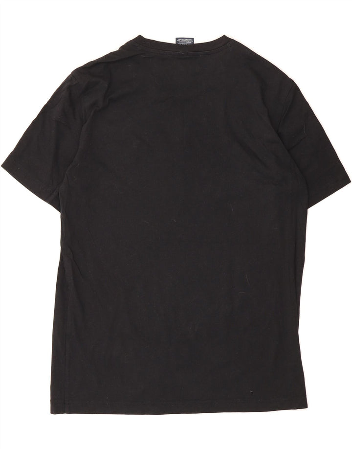 CHAMPION Mens Graphic T-Shirt Top Small Black Cotton Vintage Champion and Second-Hand Champion from Messina Hembry 