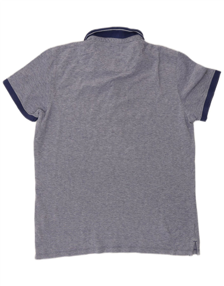 Polo da uomo Wrangler grande in cotone blu navy