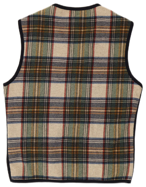 Gilet reversibile da uomo Fort & Madox UK 40 Large in lana blu navy