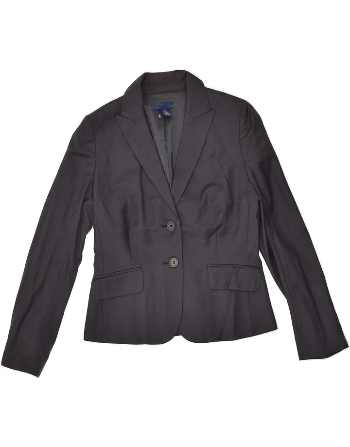 J. CREW Womens 2 Button Blazer Jacket US 6 Medium Grey Wool Vintage J. Crew and Second-Hand J. Crew from Messina Hembry 