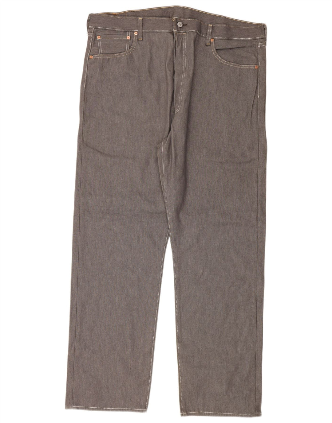 Levi's Uomo 501 Jeans dritti W42 L32 Cotone grigio