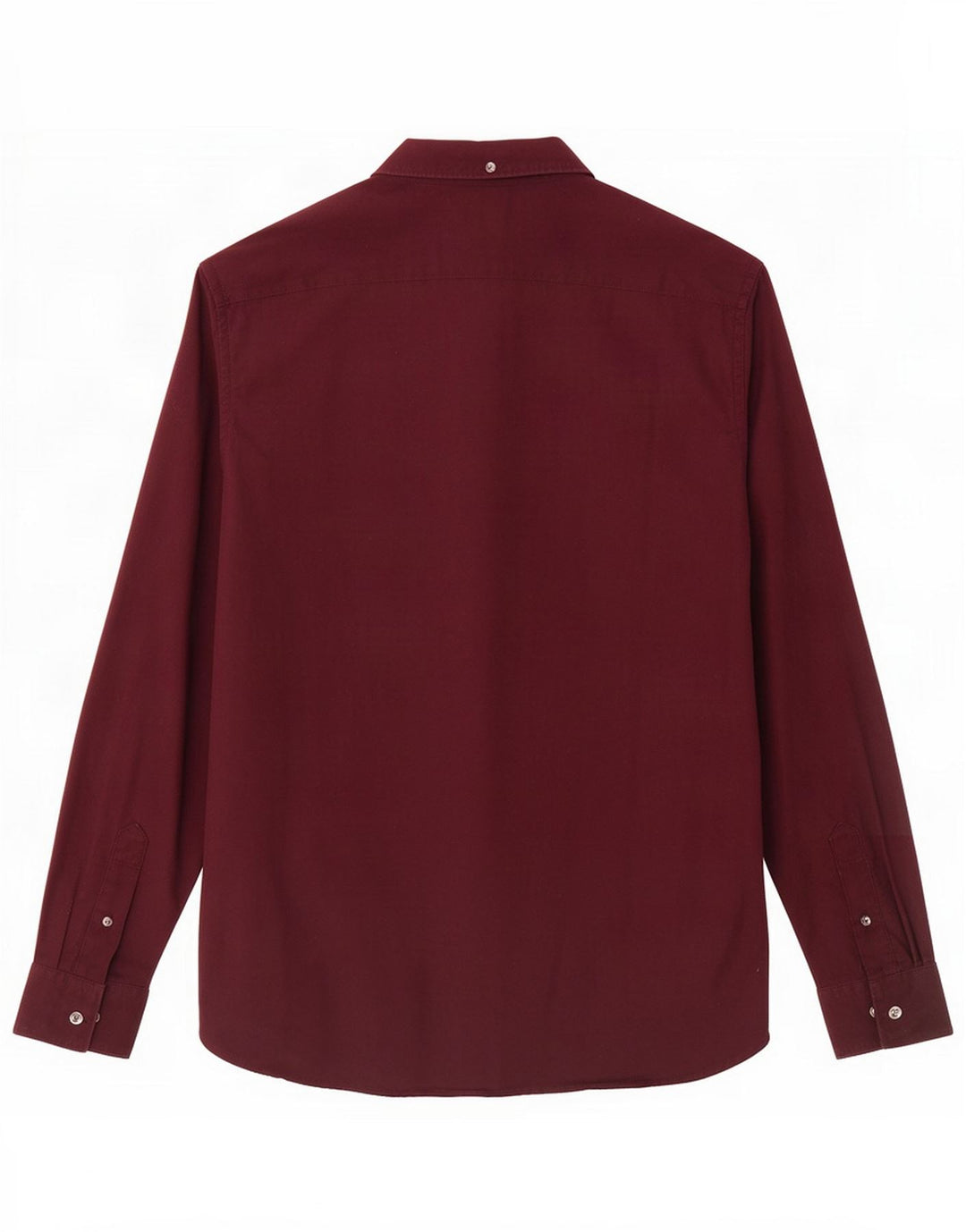 Camicia da uomo French Connection in cotone bordeaux medio
