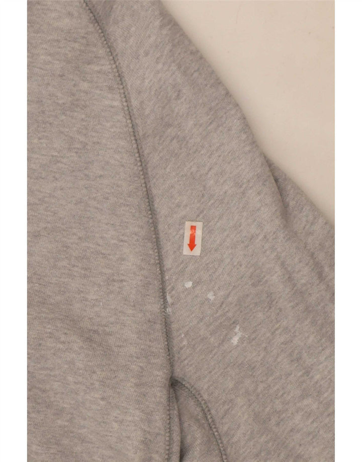 Levi's Felpa da uomo Maglione grande in cotone chiazzato grigio