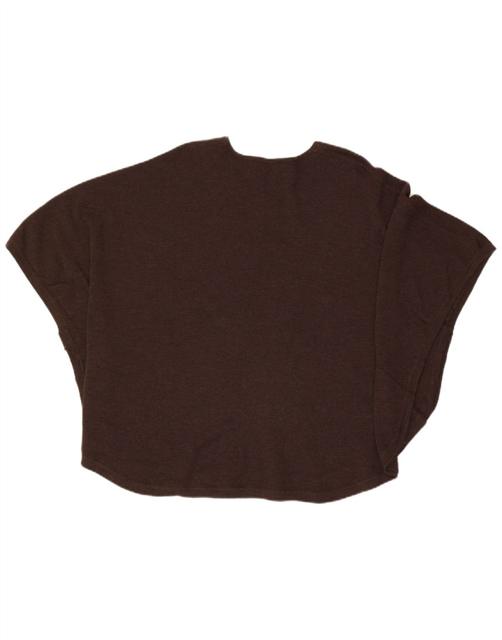 Maglione poncho da donna Peter Hahn UK 14 Marrone medio