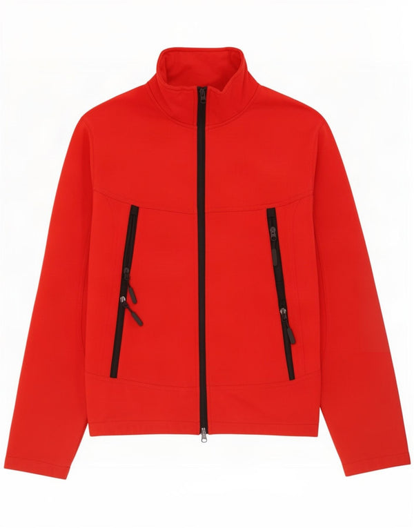 MC Kee's Womens Windbreaker Jacket IT 46 Large Red Polyester