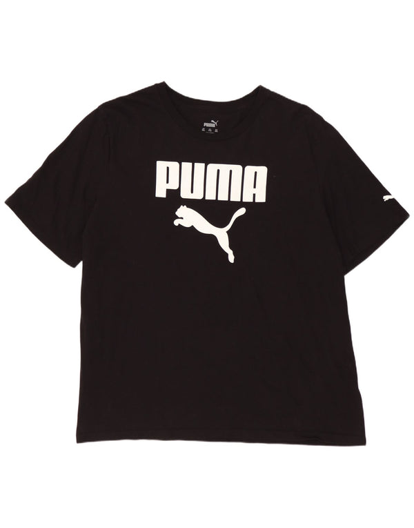 T-shirt grafica da uomo PUMA Top 2XL cotone nero