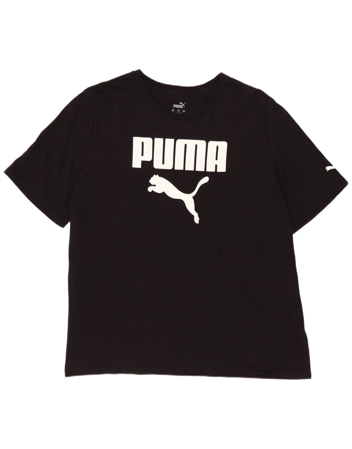 T-shirt grafica da uomo PUMA Top 2XL cotone nero