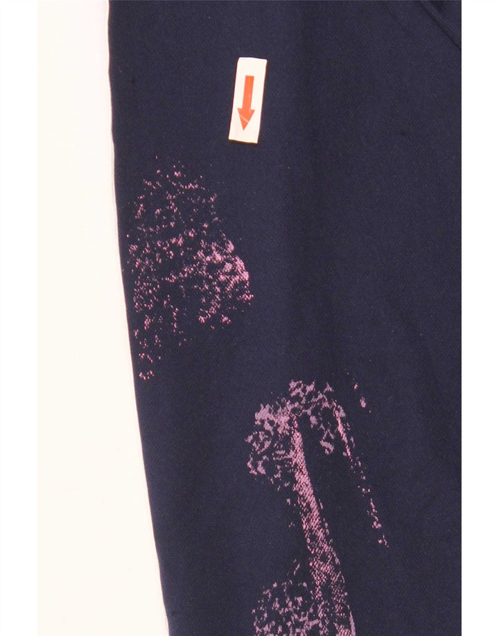 Puma T-shirt grafica da uomo Top Small Blu navy Colourblock in poliestere