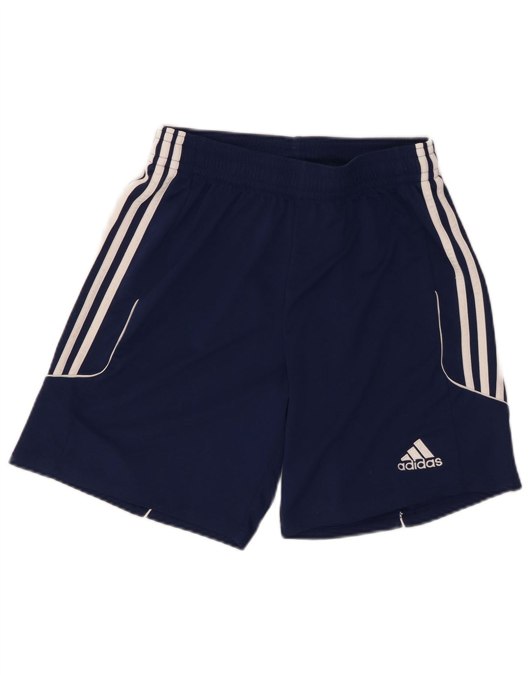 Pantaloncini sportivi ADIDAS da uomo Climalite medio poliestere blu navy