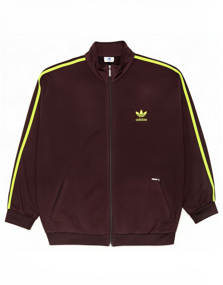 Giacca da tuta da uomo Adidas UK 46/48 XL Poliestere nero