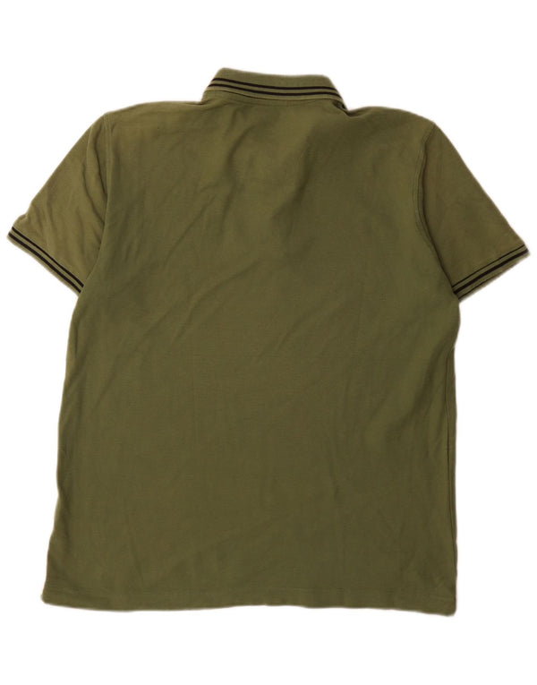 Polo da uomo vestibilità regolare Lotto Large verde
