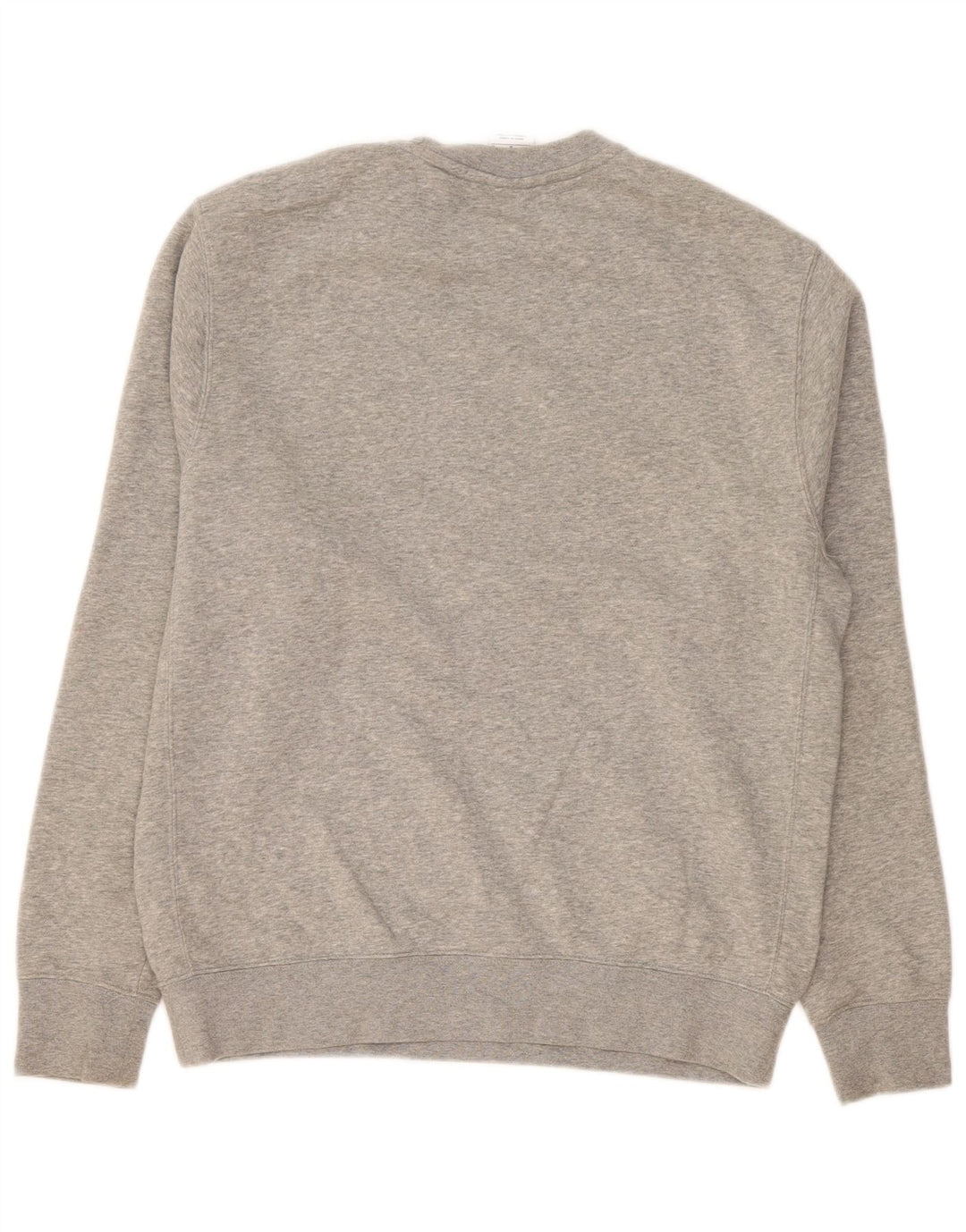 Felpa Nike Uomo Maglione Cotone Grigio Medio