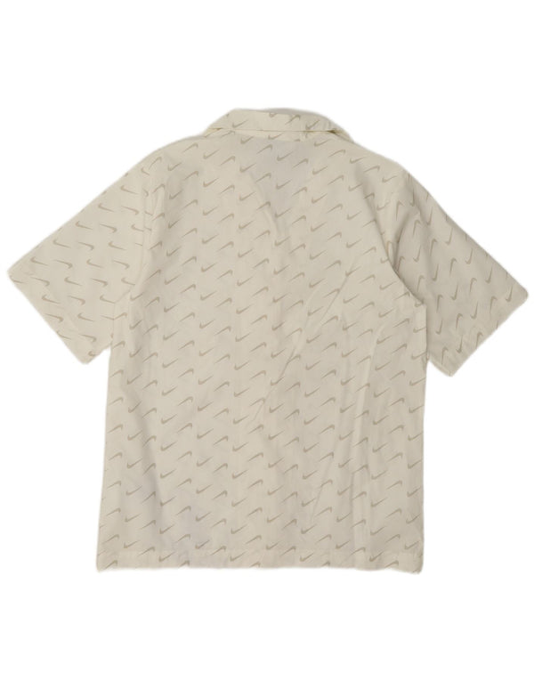Maglietta grafica a maniche corte Nike da donna UK 10 piccola in cotone bianco