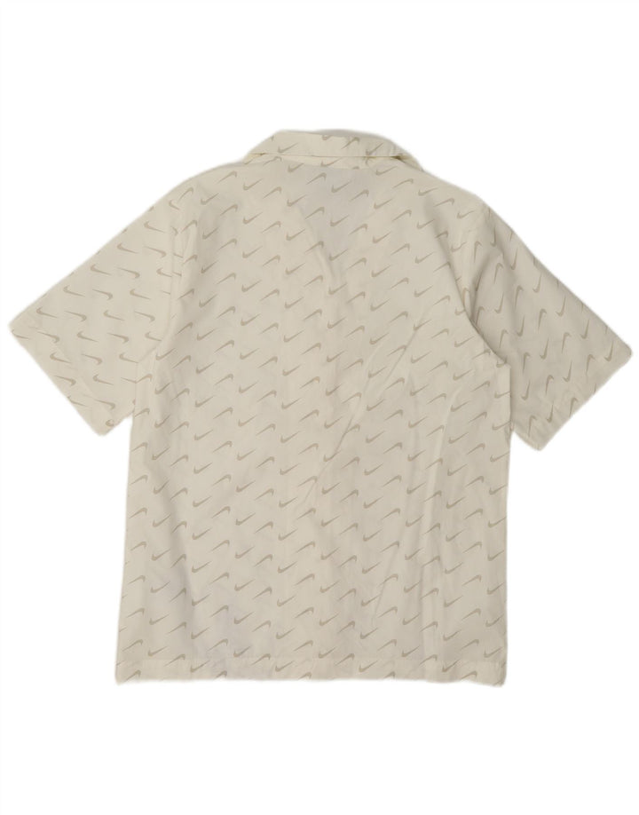 Maglietta grafica a maniche corte Nike da donna UK 10 piccola in cotone bianco