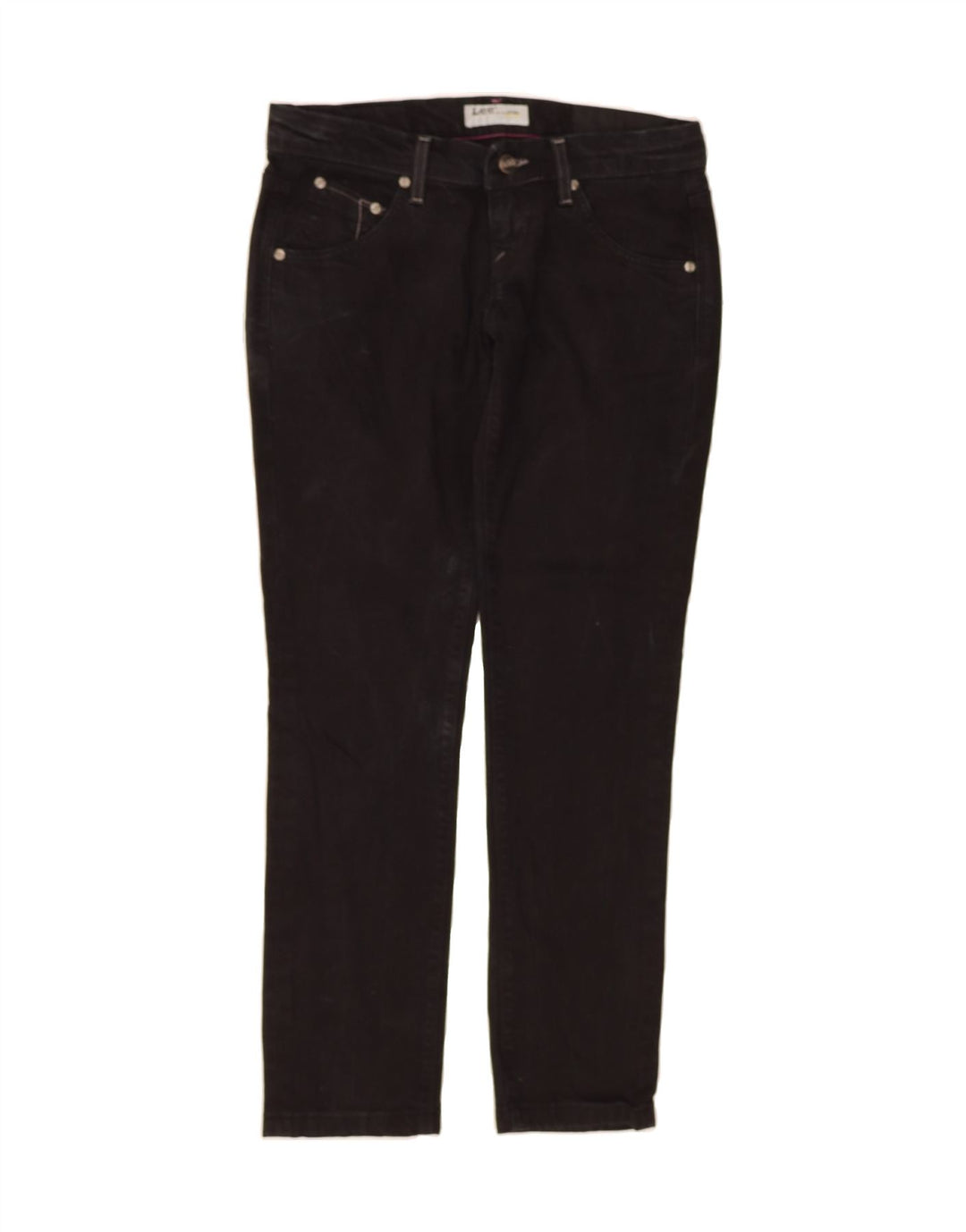 LEE Womens Lynn Narrow Slim Jeans W29 L28 Black Cotton Vintage Lee and Second-Hand Lee from Messina Hembry 