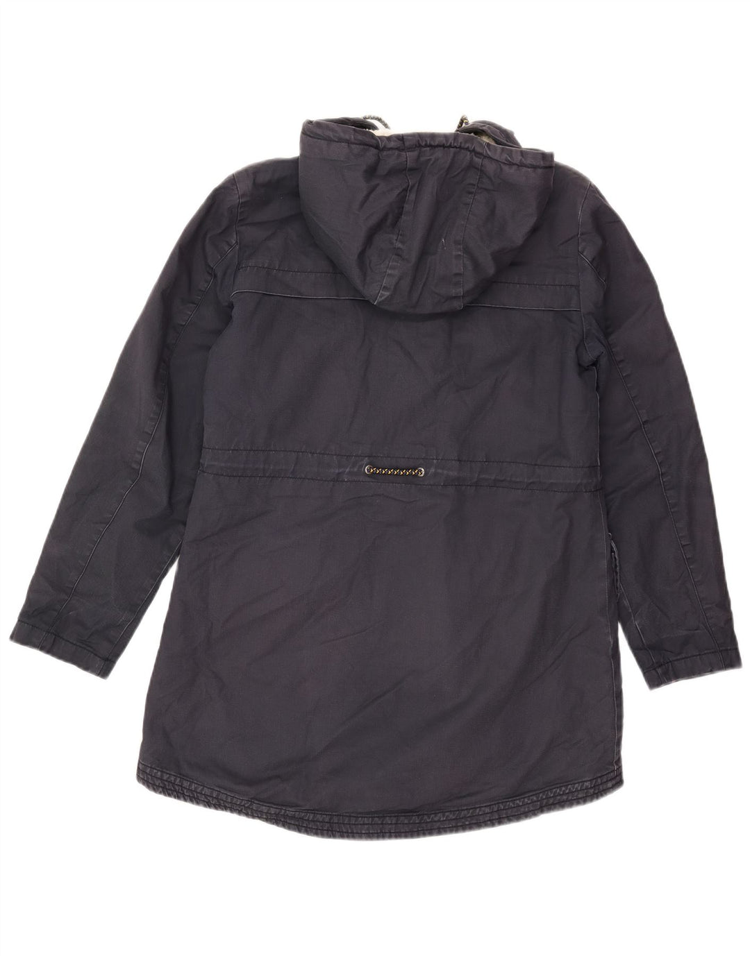 Giacca parka con cappuccio da donna White Stuff UK 8 piccola in cotone blu navy