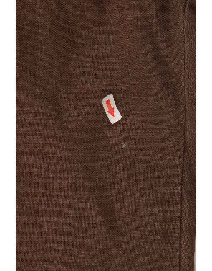 Pantaloncini Bermuda Gap da uomo con vestibilità ampia e regolare, medi, W32, lino marrone
