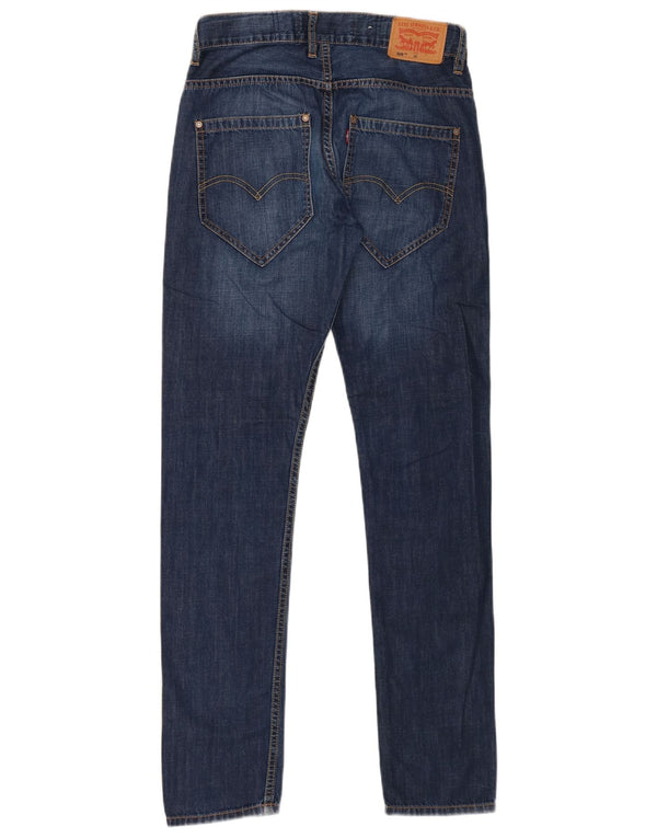 Levi's Ragazzi 508 Regular Tapered Jeans 15-16 anni W28 L31 Blu Navy Cotone