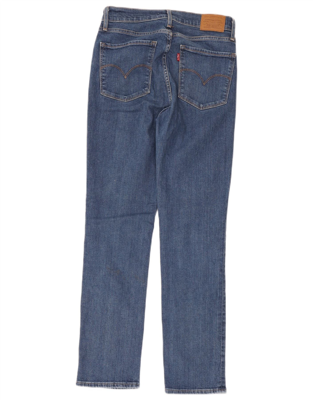 Jeans dritti a vita alta Levi's 724 da donna W29 L30 cotone blu