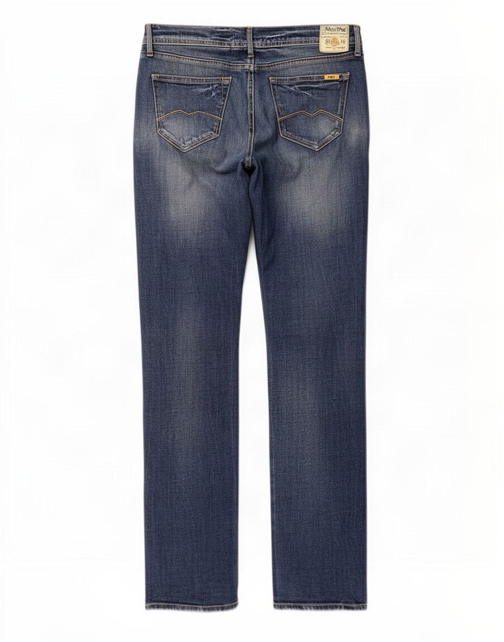 Jeans dritti da donna Meltin' Pot W34 L34 cotone blu