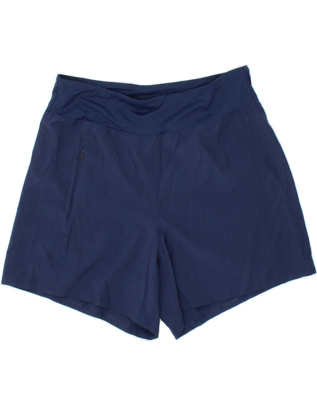 HURLEY Womens Sport Shorts UK 14 Large  Navy Blue Polyester Vintage Hurley and Second-Hand Hurley from Messina Hembry 