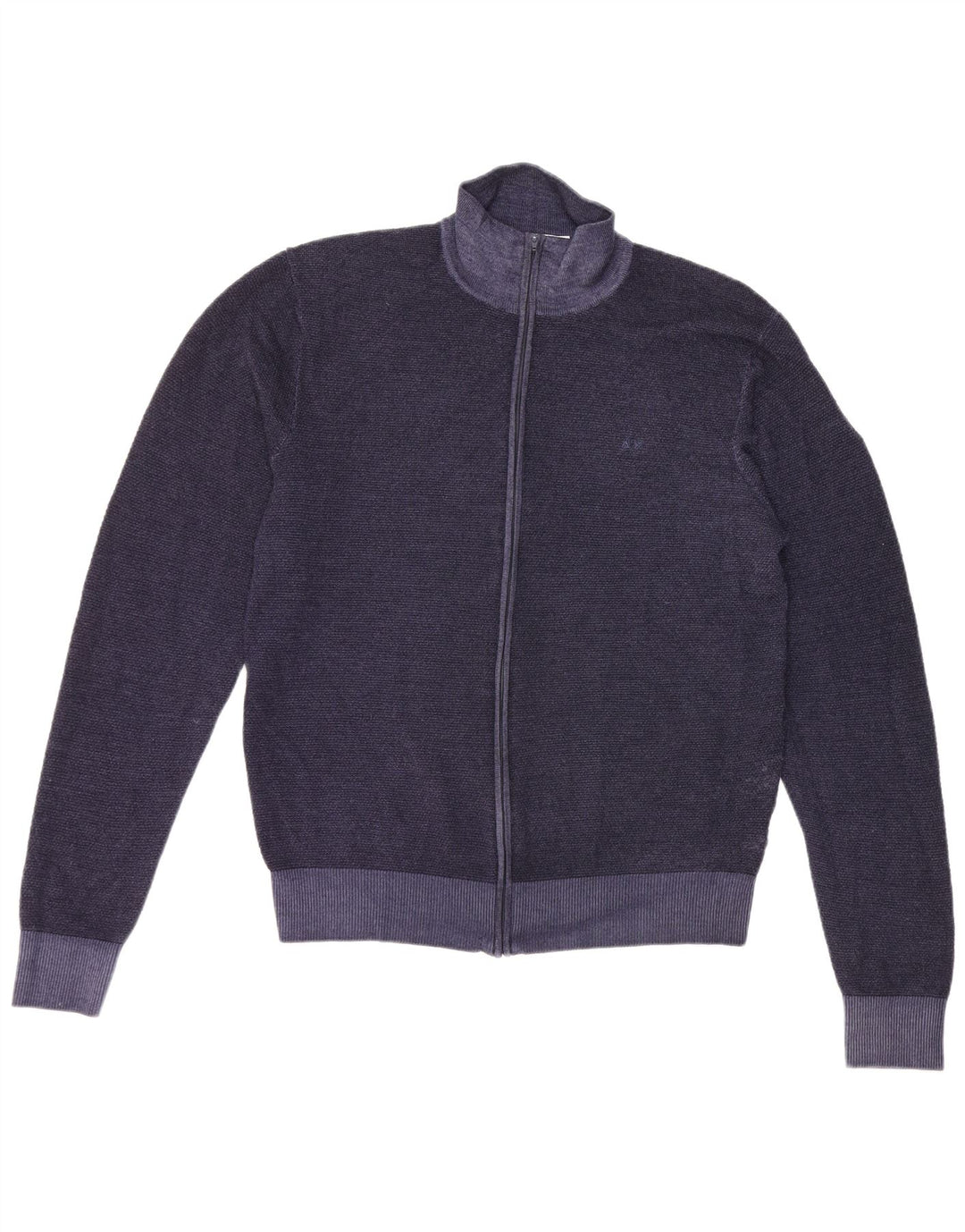 Maglione cardigan da donna Sun68 UK 20 2XL Lana blu navy