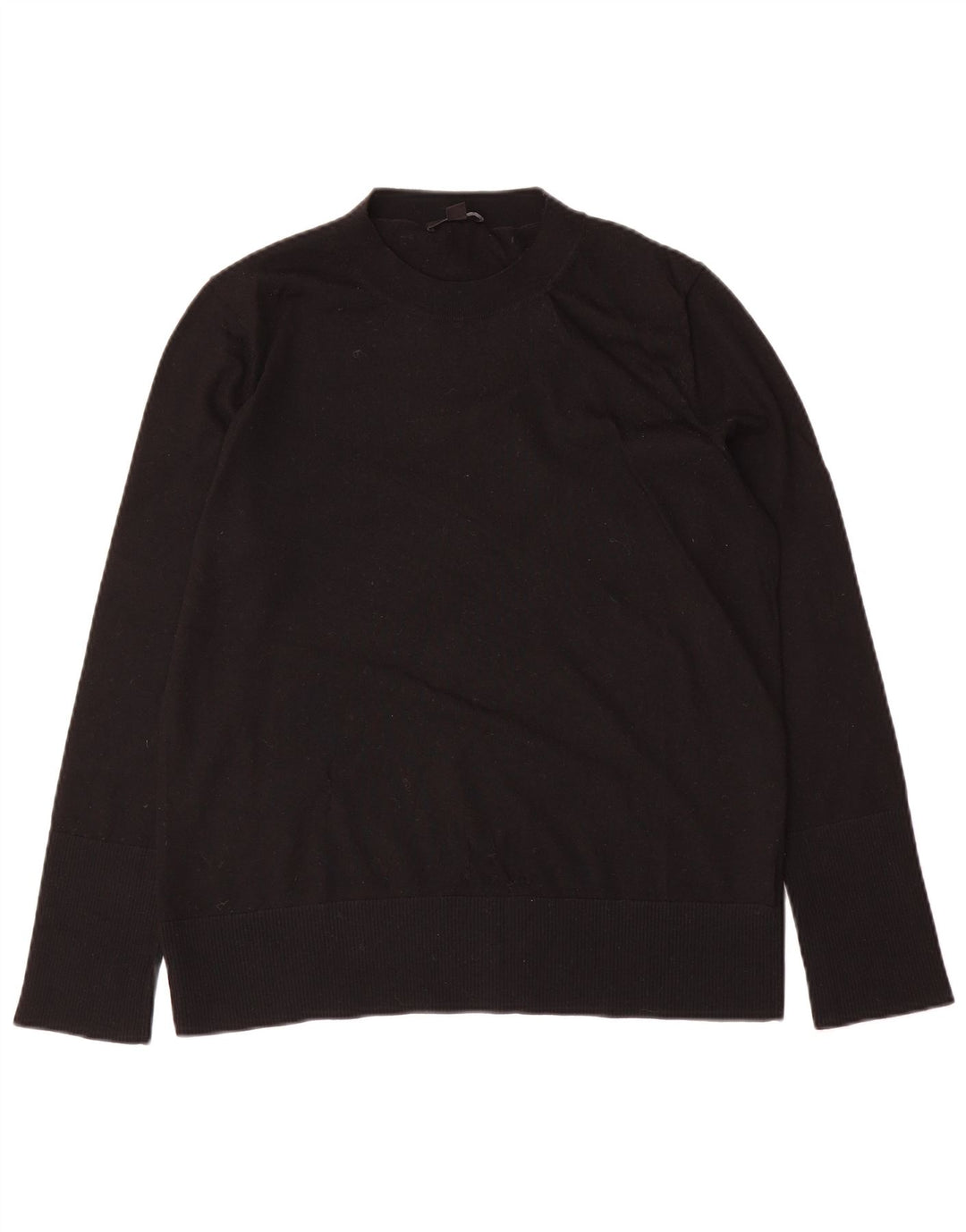 Maglione maglione girocollo oversize da donna Cos UK 10 piccolo in lana nera
