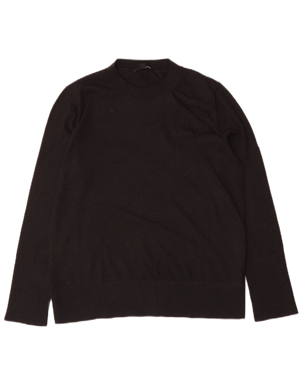 Maglione maglione girocollo oversize da donna Cos UK 10 piccolo in lana nera