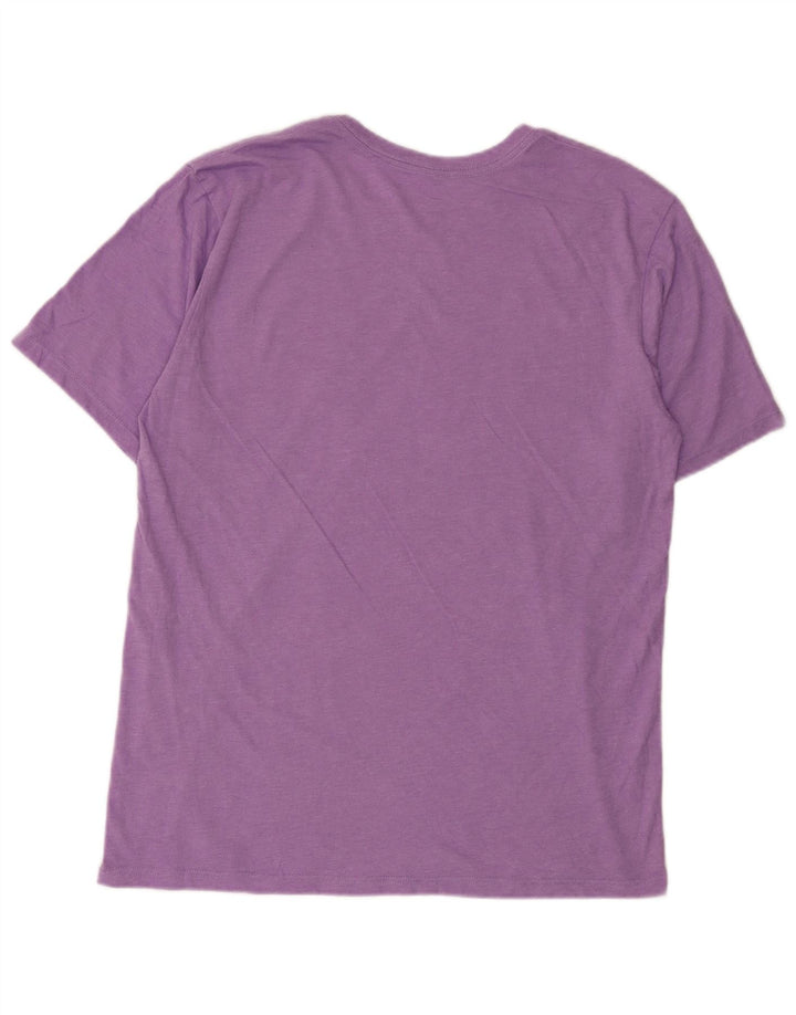 T-shirt grafica da uomo Hurley Top in cotone viola medio