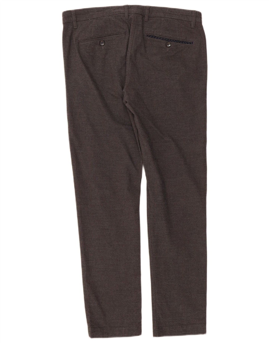 Pantaloni da abito slim da uomo Ted Baker W34 L31 Grigi