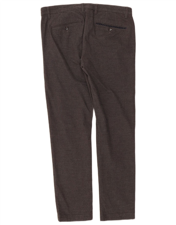 Pantaloni da abito slim da uomo Ted Baker W34 L31 Grigi