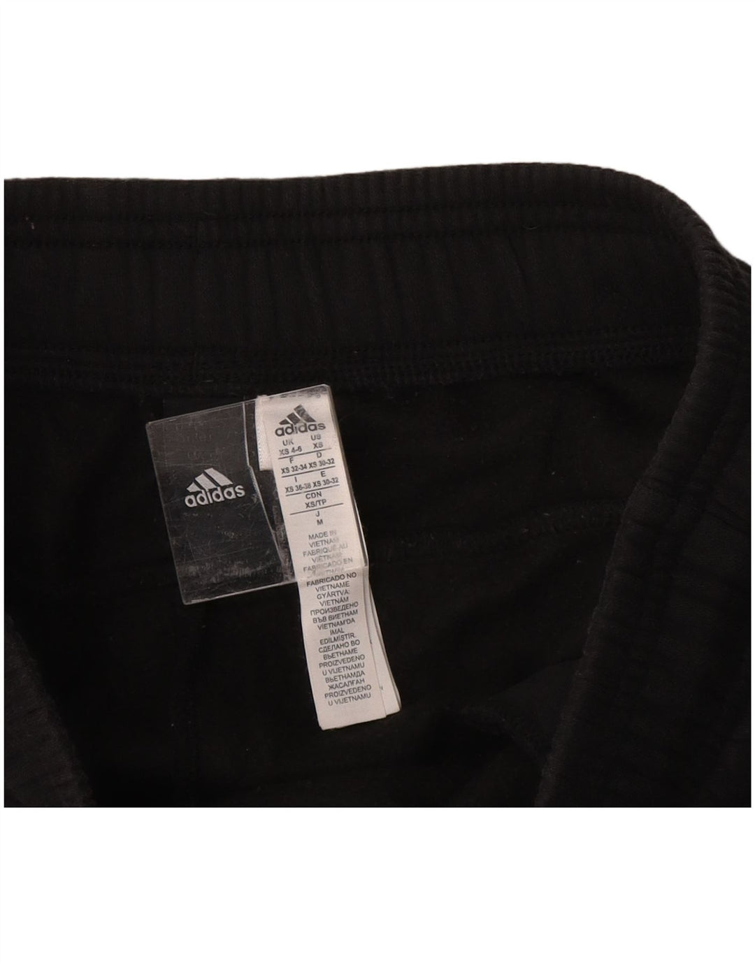Pantaloni da tuta da donna ADIDAS Joggers UK 4/6 XS cotone nero