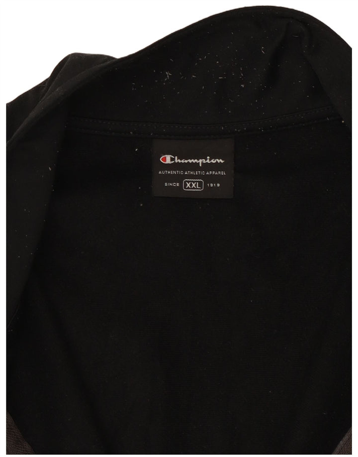 Giacca da tuta da uomo CHAMPION 2XL Poliestere color block grigio