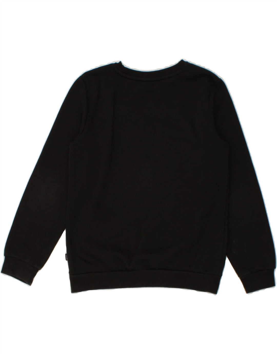 PUMA Boys Graphic Sweatshirt Jumper 11-12 Years Black Cotton Vintage Puma and Second-Hand Puma from Messina Hembry 