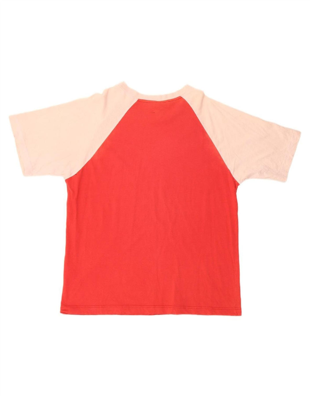 PUMA Mens Graphic T-Shirt Top 2XL Red Colourblock