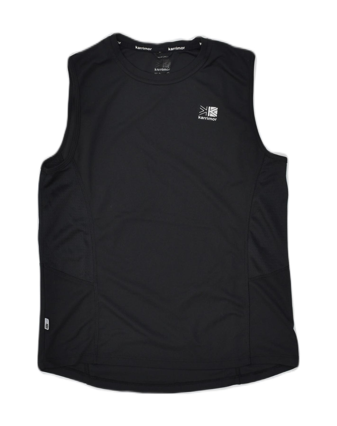 KARRIMOR Mens Vest Top XS Black Polyester | Vintage Karrimor | Thrift | Second-Hand Karrimor | Used Clothing | Messina Hembry 