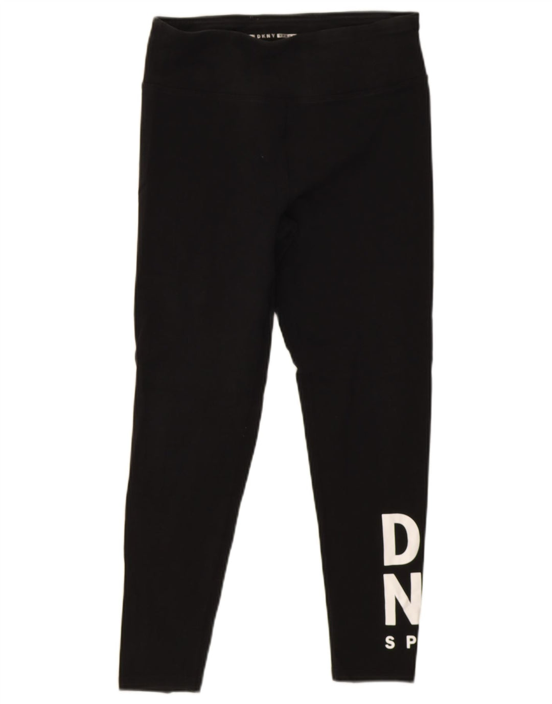 Leggings grafici da donna DKNY UK 12 medio nero