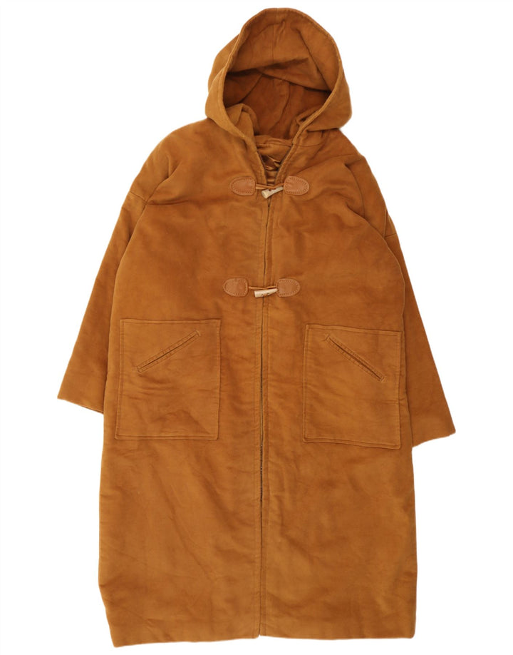 Montgomery con cappuccio da donna vintage UK 18 XL Beige