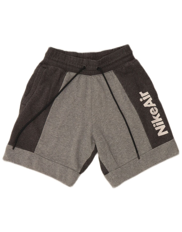 Pantaloncini sportivi Nike da uomo con grafica XS in cotone chiazzato grigio