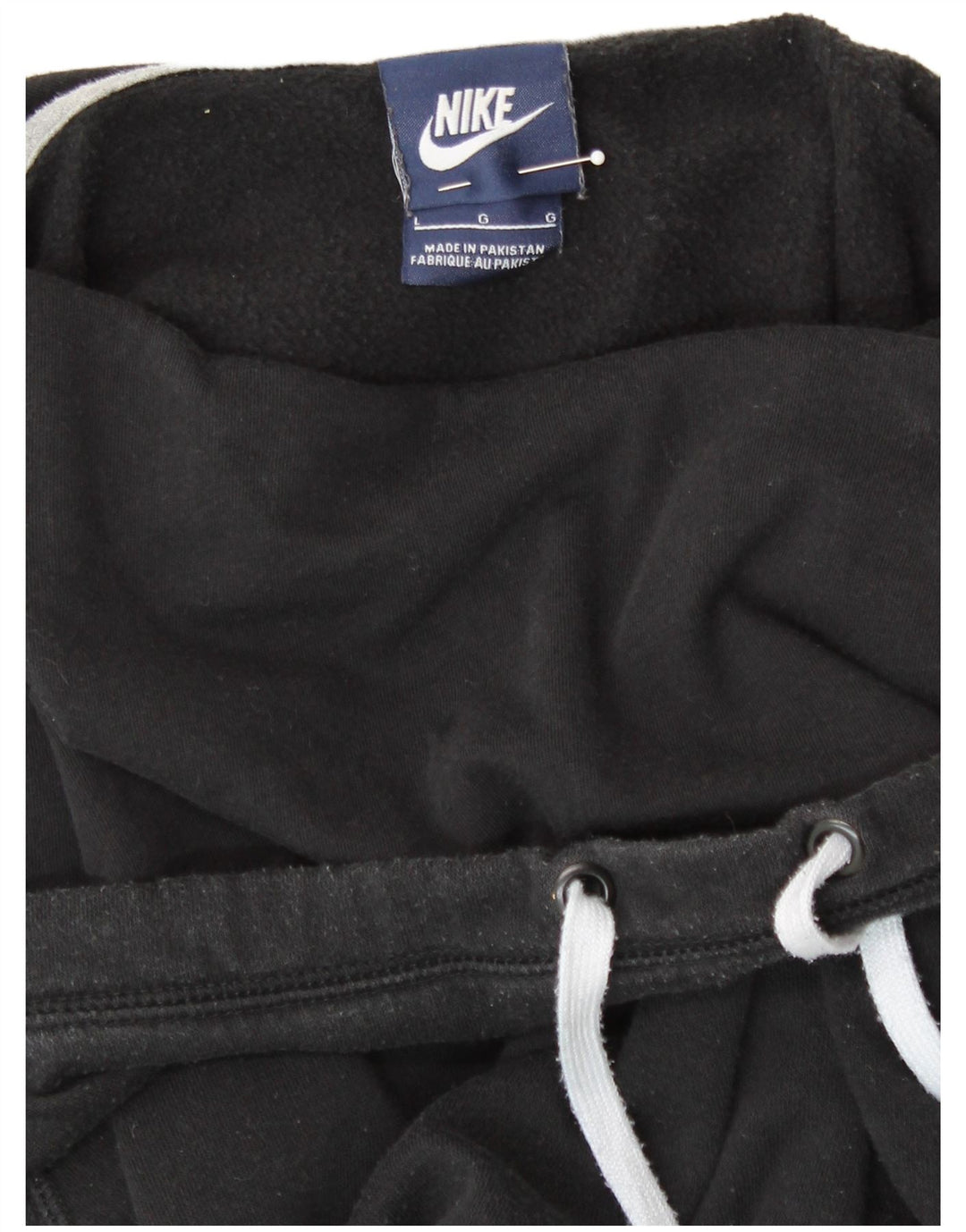 NIKE Womens Hoodie Jumper UK 16 Large Black