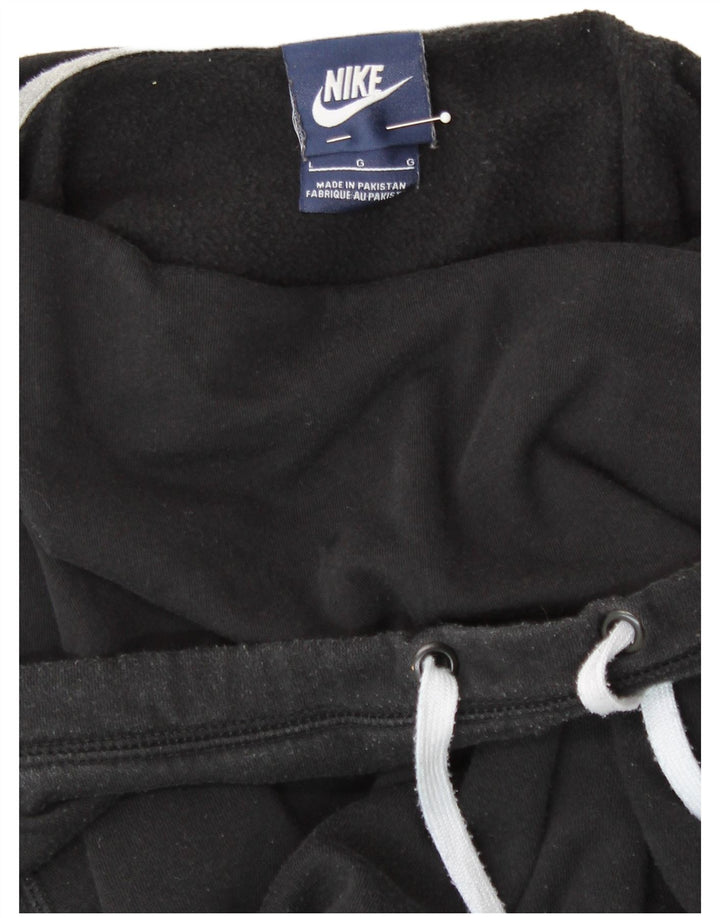 NIKE Womens Hoodie Jumper UK 16 Large Black