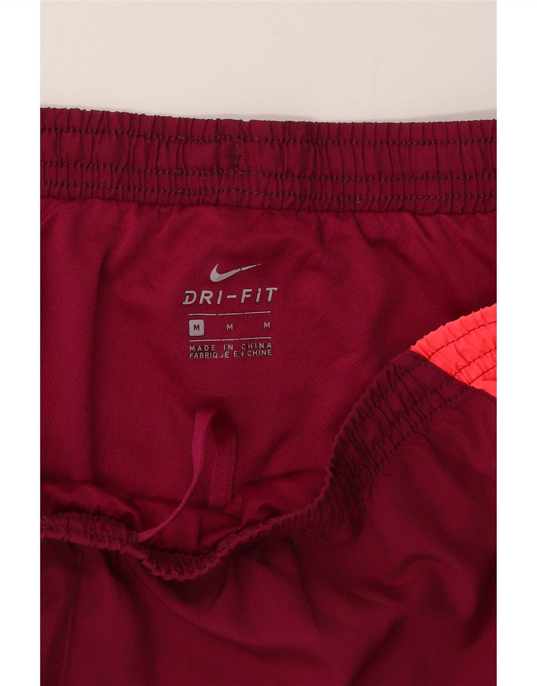 Pantaloncini sportivi Nike da donna UK 12 Medium Red Colourblock in poliestere