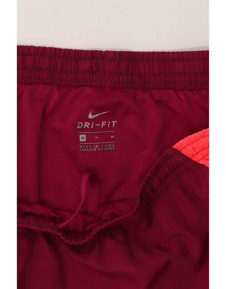 Pantaloncini sportivi Nike da donna UK 12 Medium Red Colourblock in poliestere