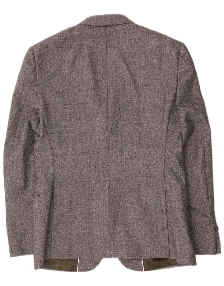 Giacca blazer da uomo a 2 bottoni French Connection UK 38 Grigio medio chiazzato