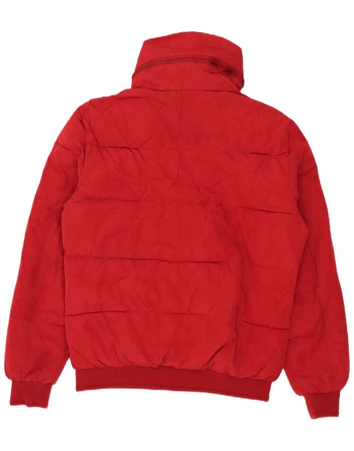 Giacca imbottita da uomo ZARA UK 40 Large rossa in poliestere