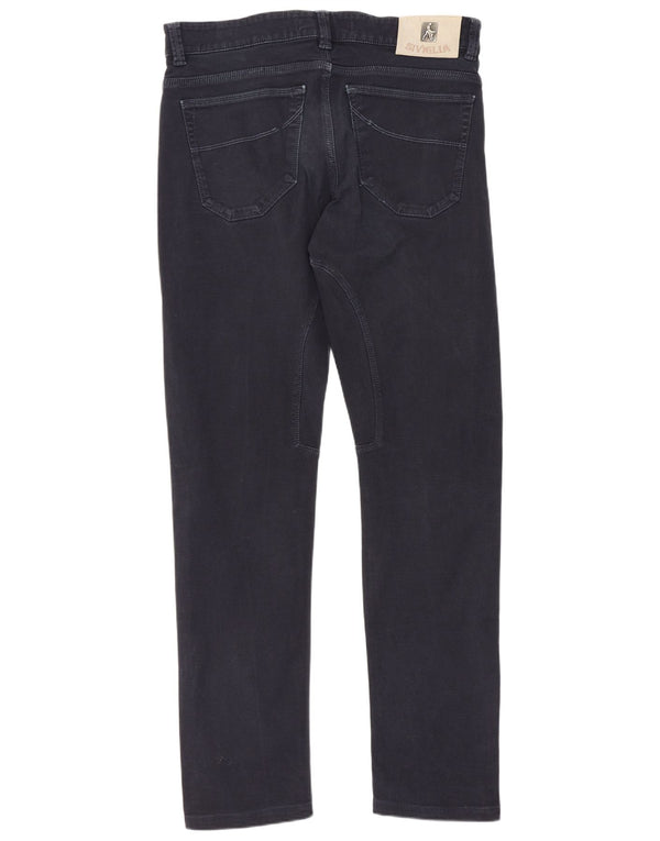 Pantaloni casual slim fit da uomo SIVIGLIA W33 L30 in cotone blu navy