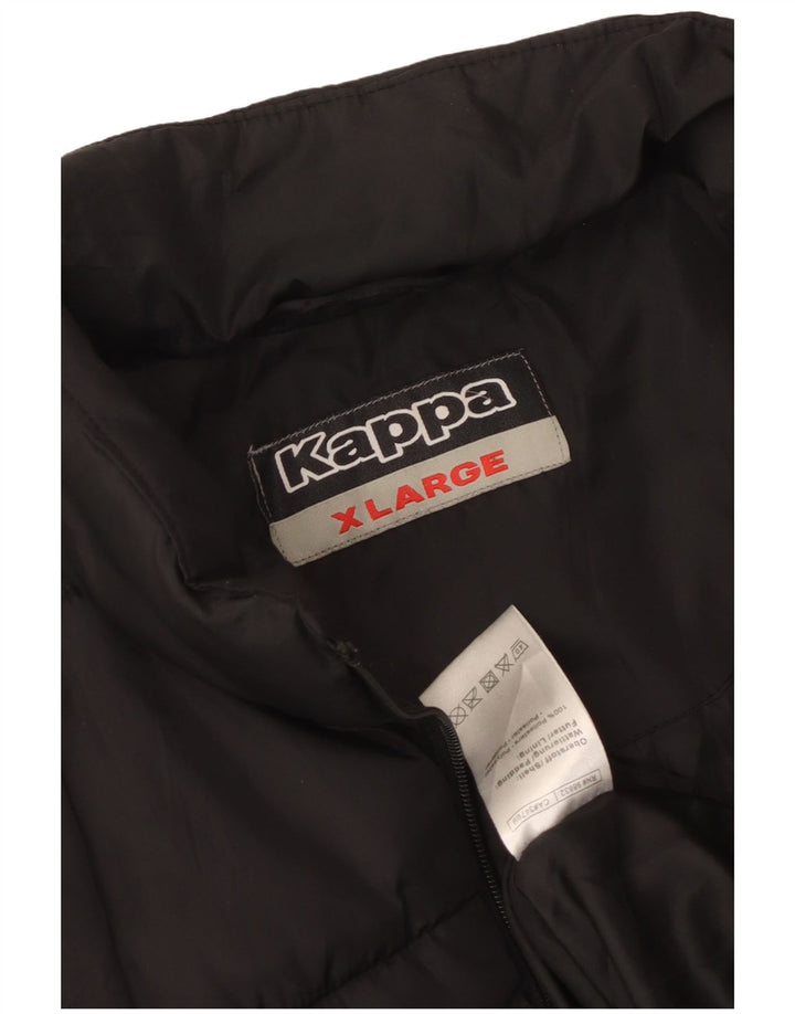 Gilet imbottito da donna Kappa UK 18 XL poliestere nero