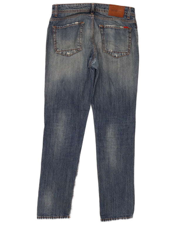 Jeans slim regolari da uomo Liu Jo W34 L32 in cotone blu
