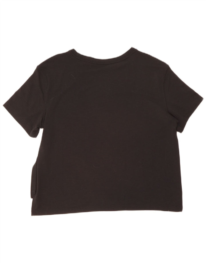 Maglietta Nike Dri Fit da donna, taglia UK 14, media, nera